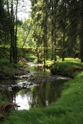 Akvadukt (*1886) tkalcovny Floriana Hübela 8 m nad Chřibskou Kamenicí