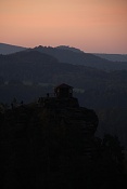 Mariina vyhlídka v obležení fotografů svítání