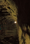 Tunel cesty podél řeky Verdon