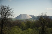Výsypka kaolinových dolů Monte Kali u Heringen (D)