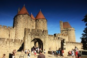 Carcassonne (12.stol., Languedoc-Roussillon, Francie)