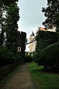 Zámek Žleby (*13.stol., Lichtenburkové – přestavěn v 19.stol. Auerspergy), KH 