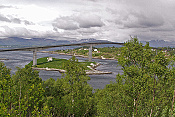Most přes úžinu Saltstraumen 