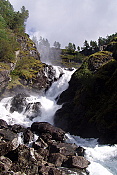 Vodopády Låtefossen