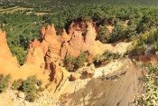 Le Colorado de Rustrel. Provence-Alpes-Côte d´Azur. Francie