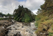 Falls of Dochart. Skotsko