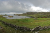 Gunnister Voe. Shetlandy.Skotsko