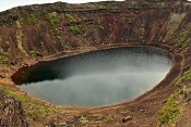 Kráter Kerið. Island