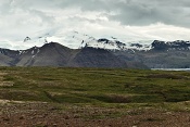Masiv Öræfajökull s horou Hvannadalshnjúkur. Island