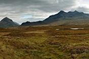 Pohoří Cuilllins, Skye, Skotsko