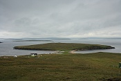 Polostrov Fora Ness. Shetlandy