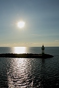 Maják v přístavu Sassnitz
